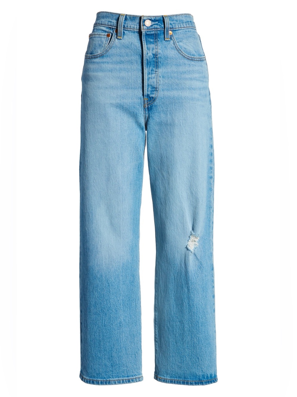 Levi's Ribcage Super High Waist Ankle Straight Leg Jeans